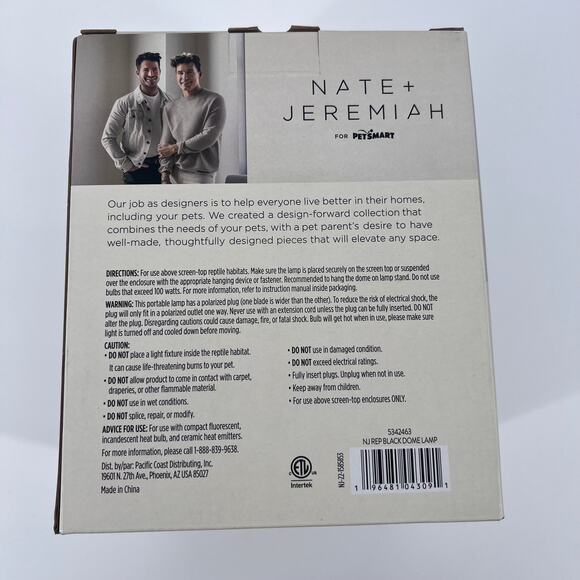 Nate + Jeremiah 6.7 Aluminum Dome Lamp For Reptile Tank - Picture 2 of 6